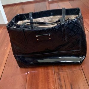Kate spade vinyl tote